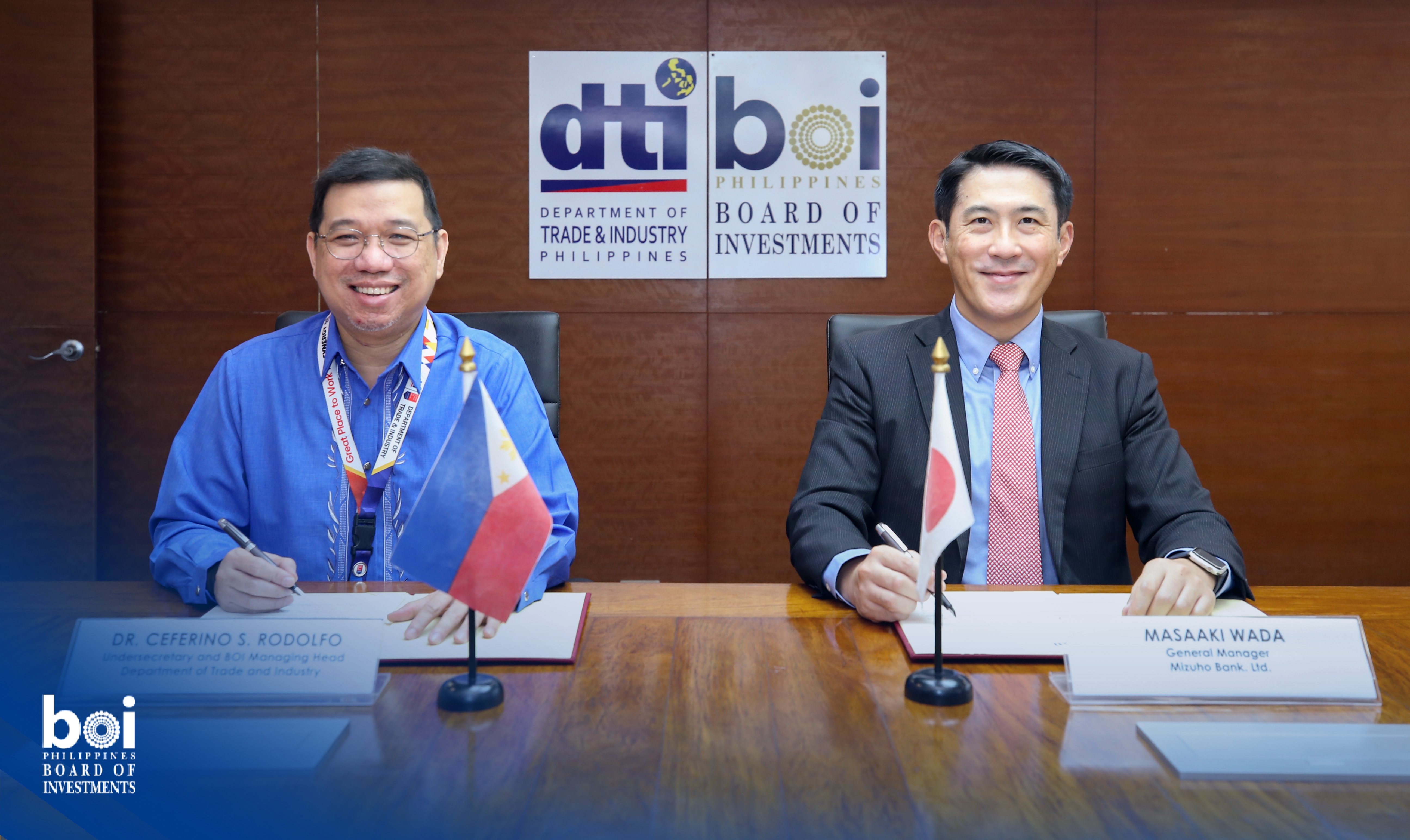 BOI, Mizuho Bank vow getting more Japanese investments to Phl
